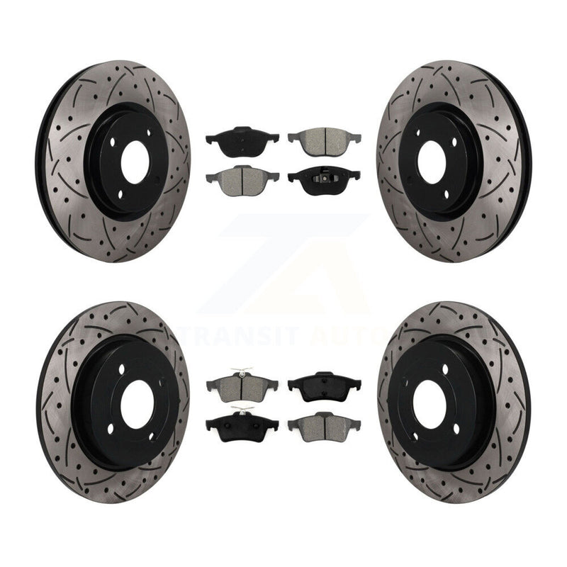 Transit Auto KDS-101643 Disc Brake Kit for 2018-2022 Ford EcoSport - Front and Rear