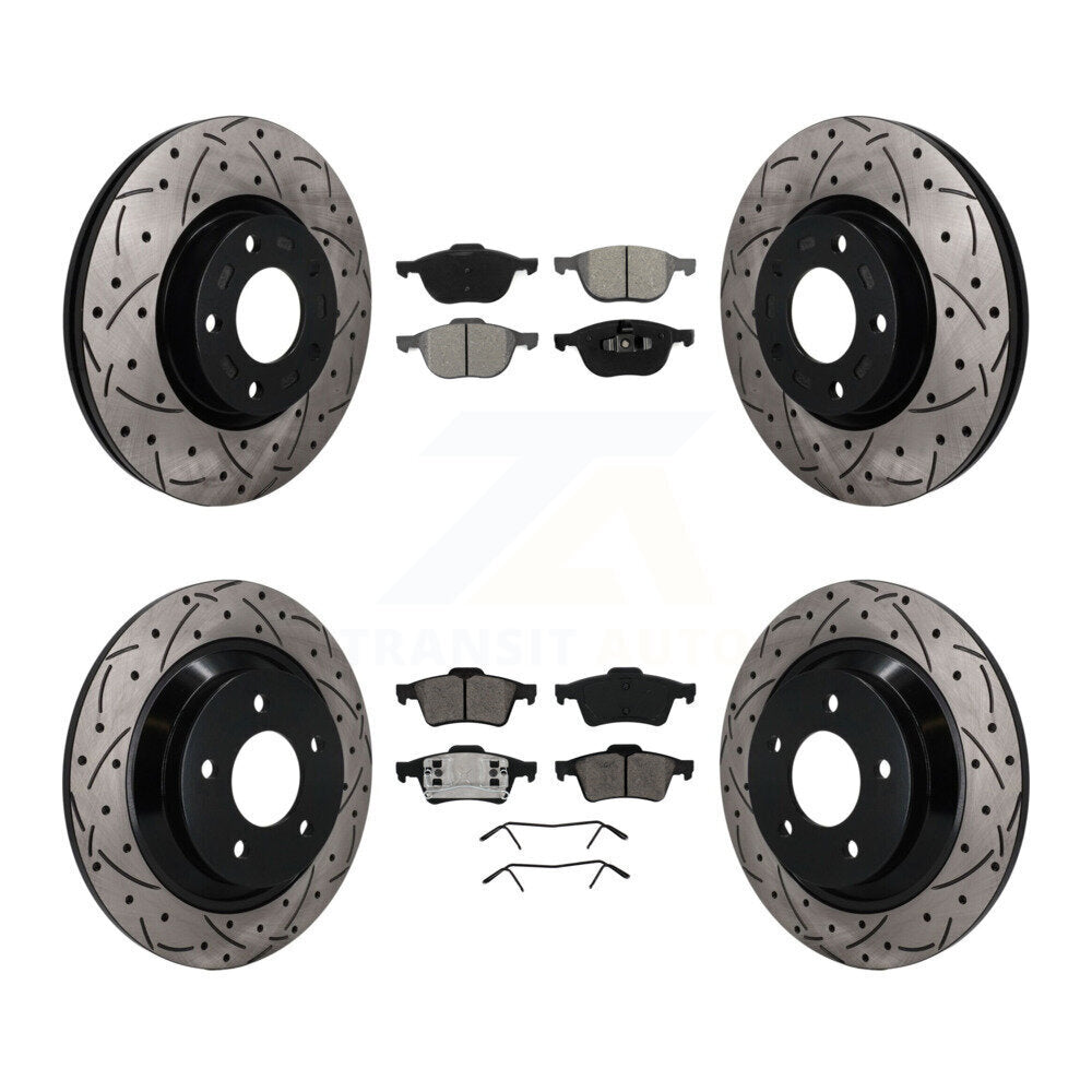 Transit Auto KDS-101645 Disc Brake Kit for 2006 Mazda 5 - Front and Rear
