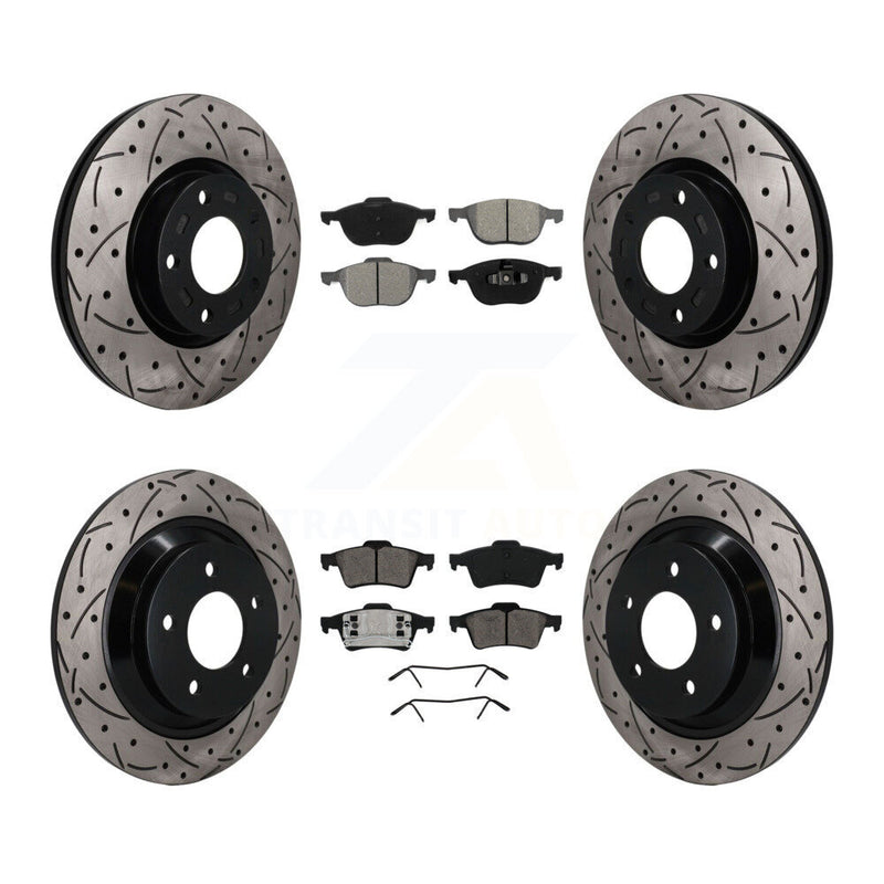 Transit Auto KDS-101645 Disc Brake Kit for 2006 Mazda 5 - Front and Rear