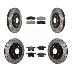 Transit Auto KDS-101646 Disc Brake Kit for 2017-2024 Chrysler Grand Caravan, Chrysler Voyager, Chrysler Pacifica - Front and Rear