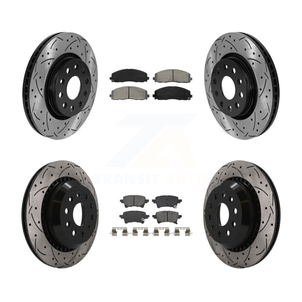 Transit Auto KDS-101647 Disc Brake Kit for 2020-2023 Jeep Gladiator - Front and Rear