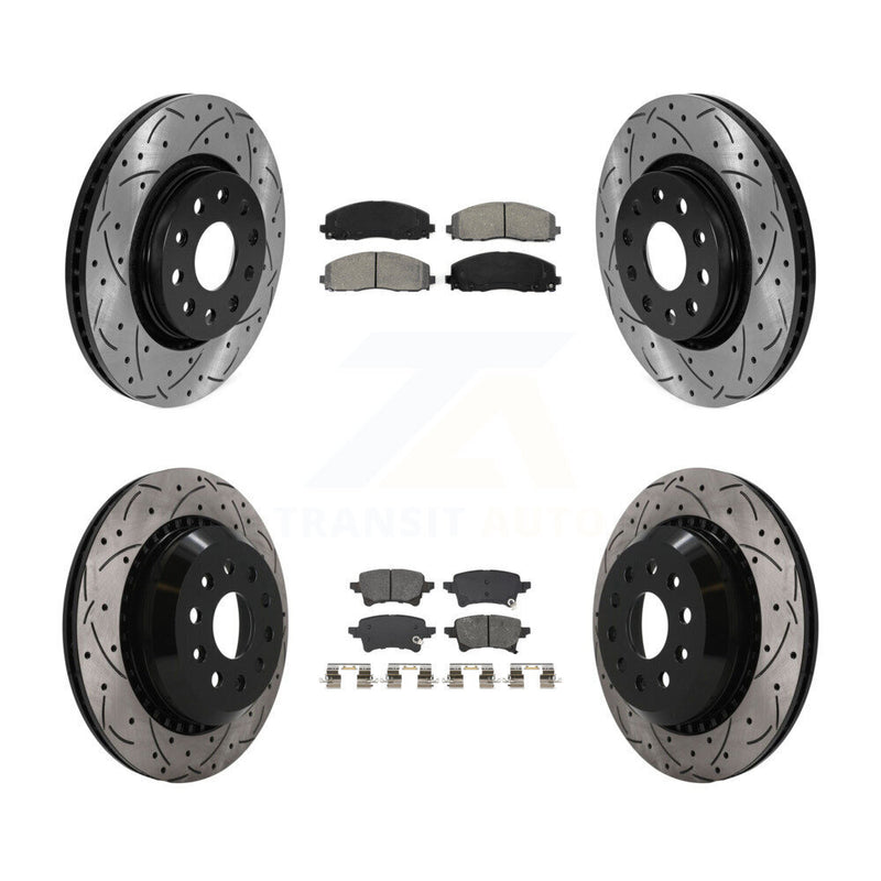 Transit Auto KDS-101647 Disc Brake Kit for 2020-2023 Jeep Gladiator - Front and Rear