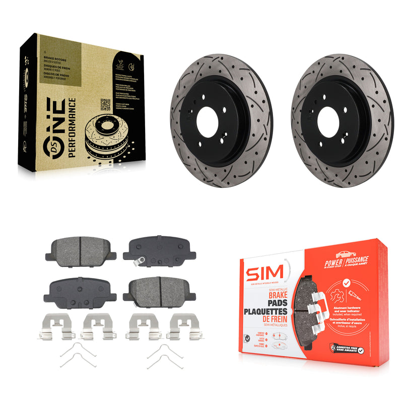 Transit Auto KDS-101650 Disc Brake Kit for 2019-2024 Hyundai Palisade, Hyundai Santa Fe, Kia Telluride - Rear