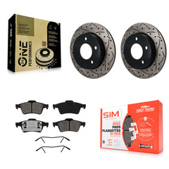 Transit Auto KDS-101656 Disc Brake Kit for 2004-2005 Mazda 3 - Rear