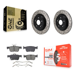 Transit Auto KDS-101663 Disc Brake Kit for 2022-2024 Acura RDX - Rear