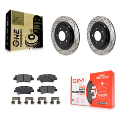 Transit Auto KDS-101664 Disc Brake Kit for 2024 Hyundai Kona Electric - Rear