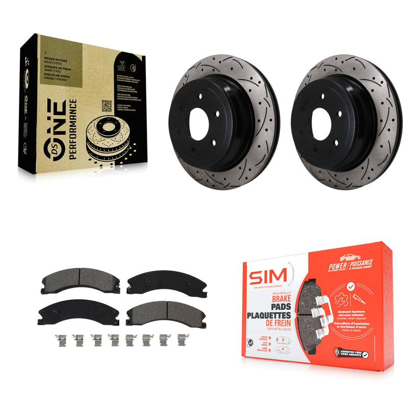 Transit Auto KDS-101668 Disc Brake Kit for 2016-2024 Nissan TITAN XD - Rear