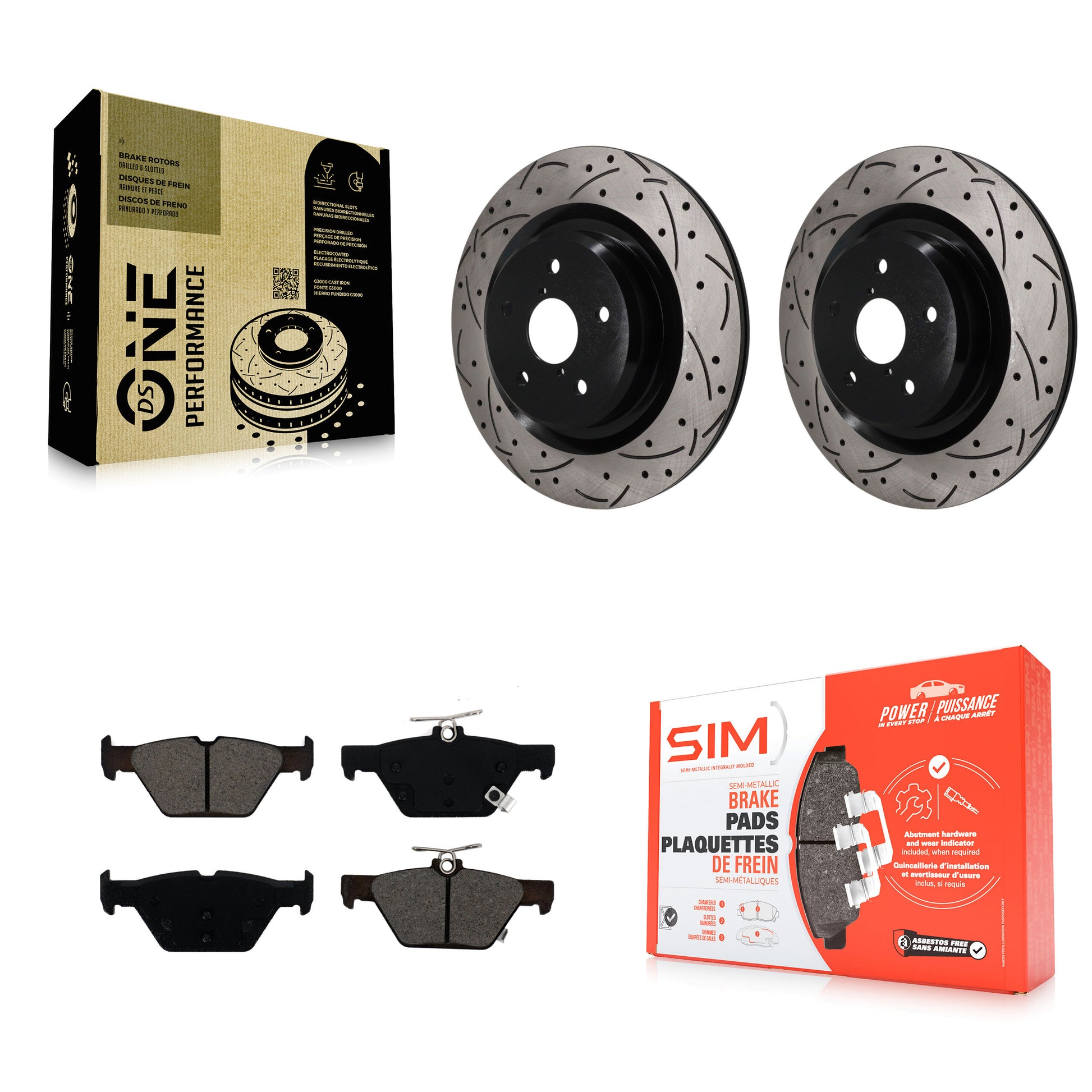 Transit Auto KDS-101674 Disc Brake Kit for 2019-2024 Subaru Ascent - Rear