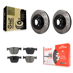 Transit Auto KDS-101675 Disc Brake Kit for 2010-2017 BMW ActiveHybrid 7, BMW 740Li xDrive and More - Rear
