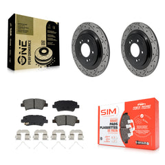 Transit Auto KDS-101677 Disc Brake Kit for 2017-2022 Hyundai Nexo, Hyundai Tucson, Kia Sportage - Rear