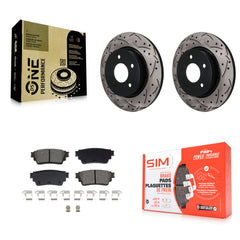 Transit Auto KDS-101692 Disc Brake Kit for 2021-2023 Nissan Rogue - Rear