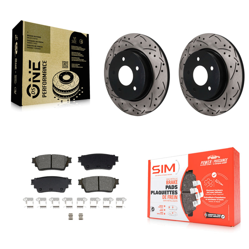 Transit Auto KDS-101692 Disc Brake Kit for 2021-2023 Nissan Rogue - Rear