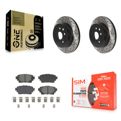 Transit Auto KDS-101694 Disc Brake Kit for 2021 Lexus IS350, Lexus RC300, Lexus RC350 - Rear