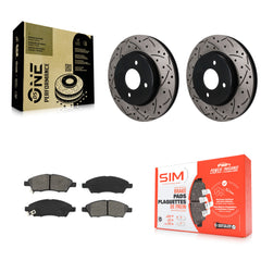 Transit Auto KDS-101698 Disc Brake Kit for 2012-2019 Nissan Micra, Nissan Versa Note, Nissan Versa - Front