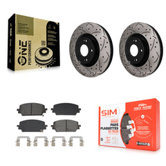 Transit Auto KDS-101699 Disc Brake Kit for 2021-2025 Hyundai Santa Cruz, Hyundai Santa Fe, Kia Sorento - Front