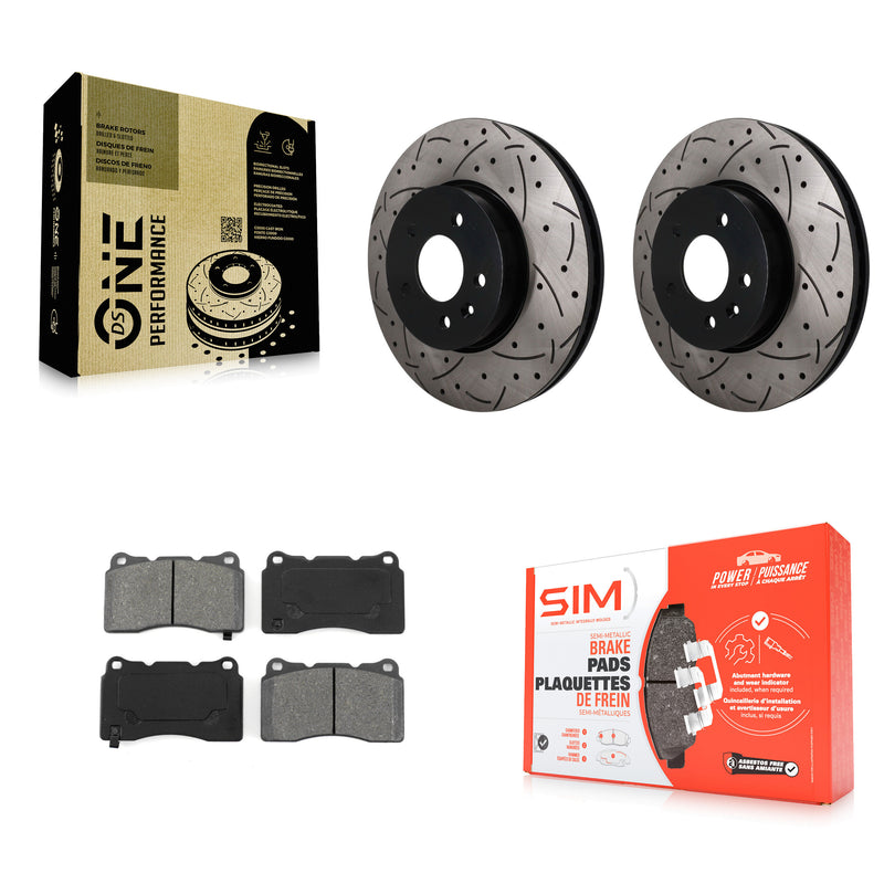 Transit Auto KDS-101702 Disc Brake Kit for 2013-2019 Cadillac ATS - Front