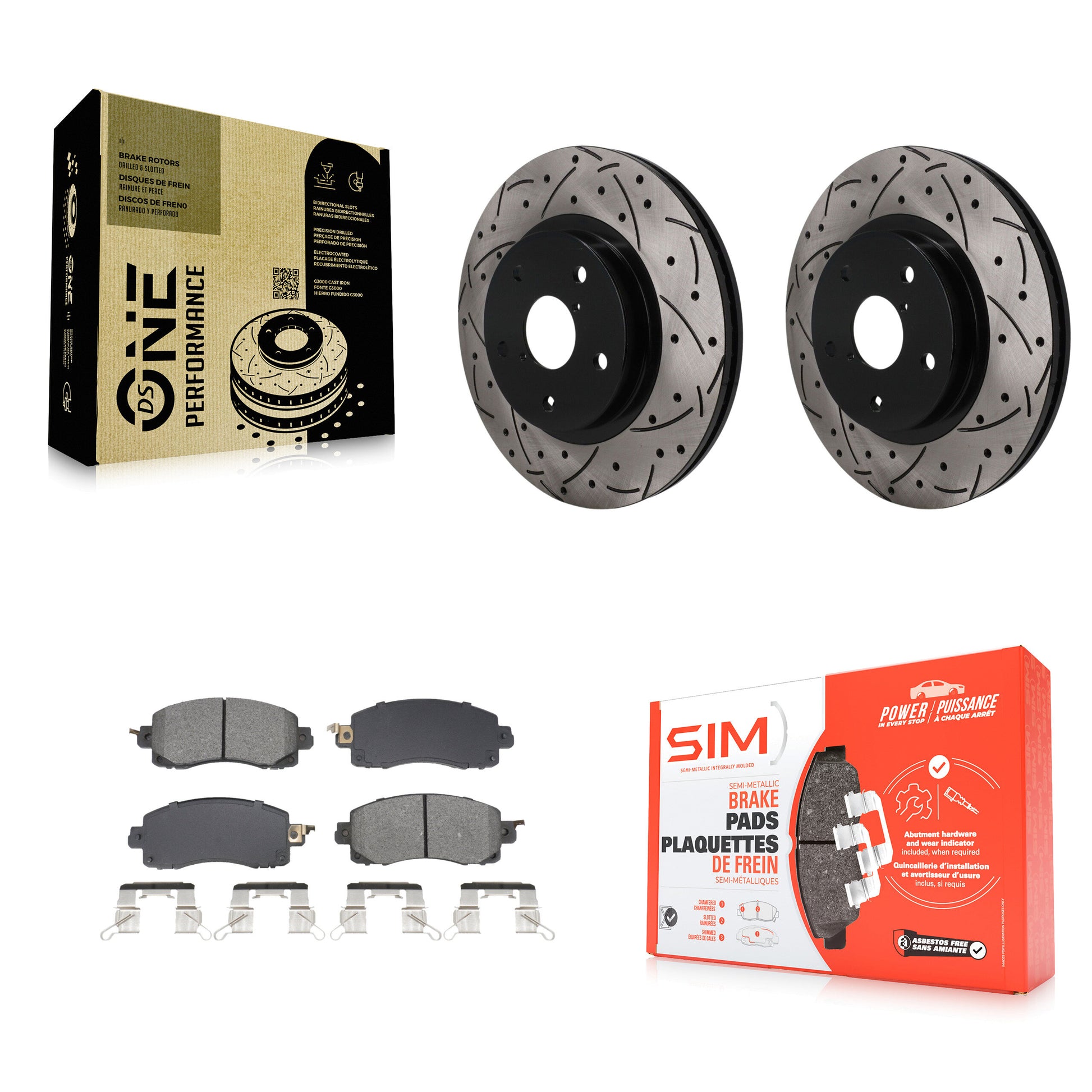 Transit Auto KDS-101706 Disc Brake Kit for 2019-2022 Subaru Forester - Front