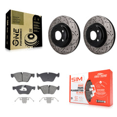 Transit Auto KDS-101707 Disc Brake Kit for 2011-2016 BMW 528i xDrive, BMW 528i - Front