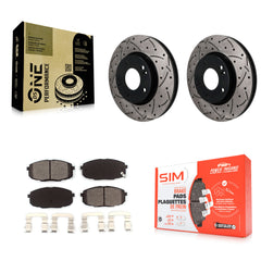 Transit Auto KDS-101712 Disc Brake Kit for 2009-2012 Hyundai Elantra - Front
