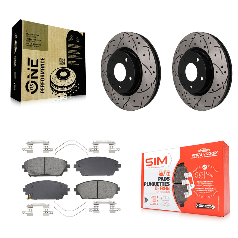 Transit Auto KDS-101716 Disc Brake Kit for 2019-2023 Mazda 3, Mazda 3 Sport - Front