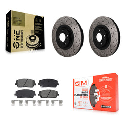 Transit Auto KDS-101720 Disc Brake Kit for 2020-2024 Hyundai Palisade, Kia Telluride - Front
