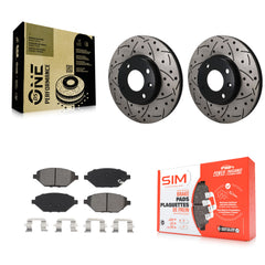 Transit Auto KDS-101723 Disc Brake Kit for 2016-2022 Chevrolet Spark - Front