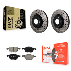 Transit Auto KDS-101726 Disc Brake Kit for 2004-2017 Mazda 3 Sport, Mazda 5, Mazda 3 - Front