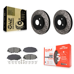 Transit Auto KDS-101730 Disc Brake Kit for 2023 Toyota Corolla - Front