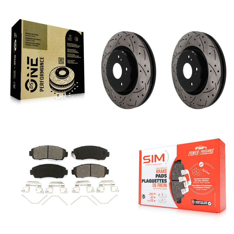 Transit Auto KDS-101732 Disc Brake Kit for 2019-2024 Acura RDX - Front