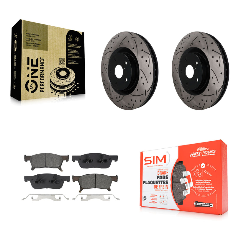 Transit Auto KDS-101734 Disc Brake Kit for 2019-2024 Subaru Ascent - Front