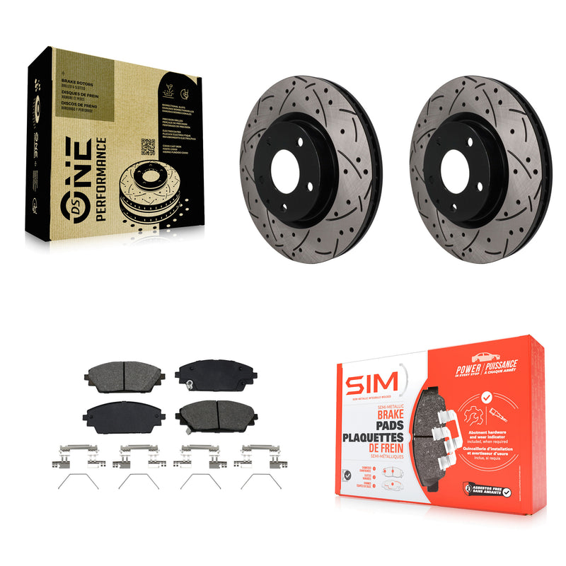 Transit Auto KDS-101735 Disc Brake Kit for 2020-2023 Mazda CX-30 - Front