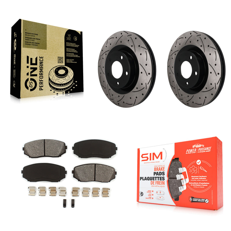 Transit Auto KDS-101749 Disc Brake Kit for 2007-2015 Ford Edge, Lincoln MKX - Front