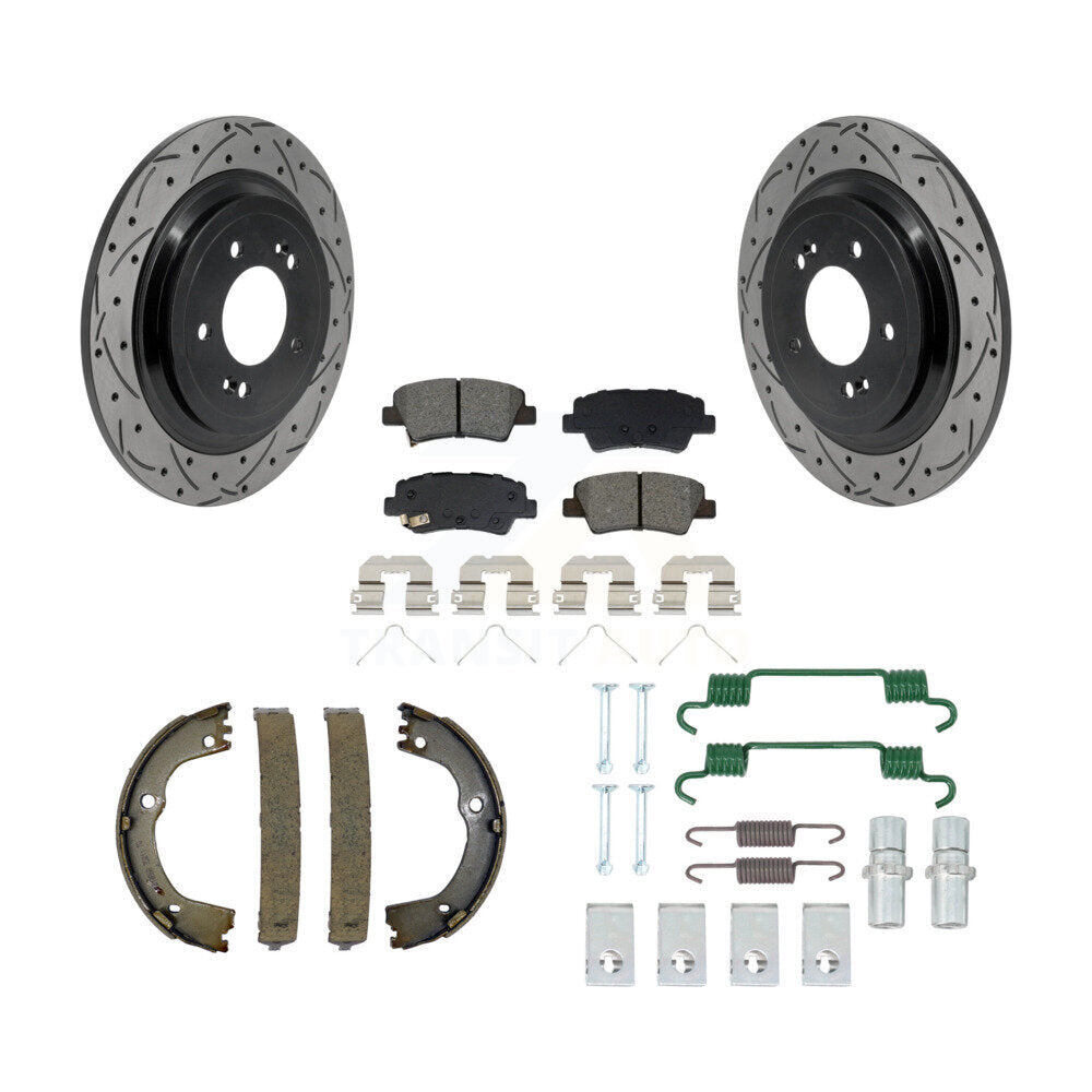 Transit Auto KDS-101755 Disc Brake Kit for 2017-2022 Kia Sportage - Rear