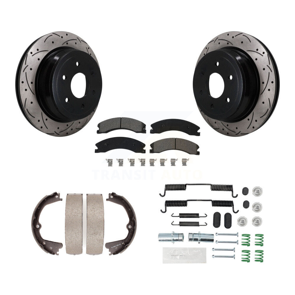 Transit Auto KDS-101757 Disc Brake Kit for 2016-2019 Nissan TITAN XD - Rear