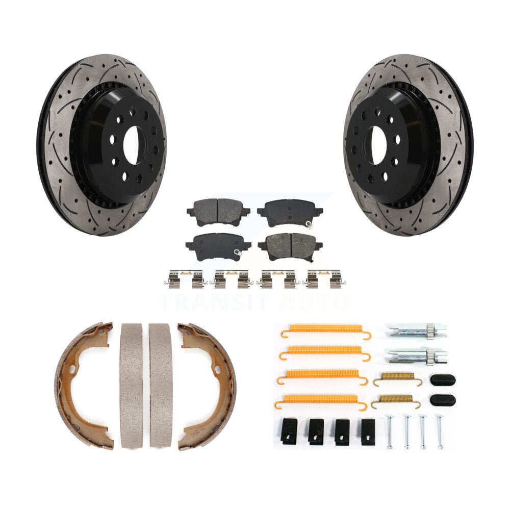 Transit Auto KDS-101762 Disc Brake Kit for 2021 Jeep Wrangler - Rear