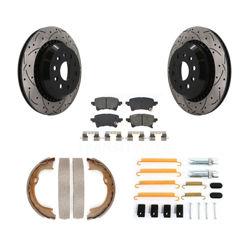 Transit Auto KDS-101762 Disc Brake Kit for 2021 Jeep Wrangler - Rear