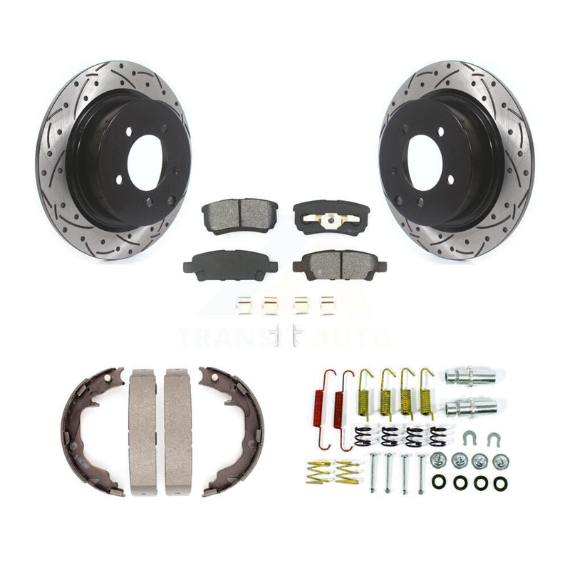 Transit Auto KDS-101763 Disc Brake Kit for 2014-2017 Jeep Compass, Jeep Patriot - Rear