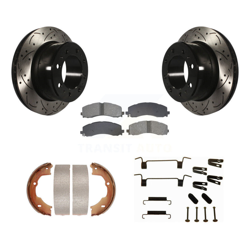 Transit Auto KDS-101775 Disc Brake Kit for 2021 Ram 3500 - Rear
