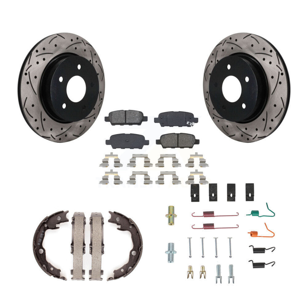 Transit Auto KDS-101777 Disc Brake Kit for 2017-2018 Nissan LEAF - Rear