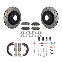 Transit Auto KDS-101777 Disc Brake Kit for 2017-2018 Nissan LEAF - Rear