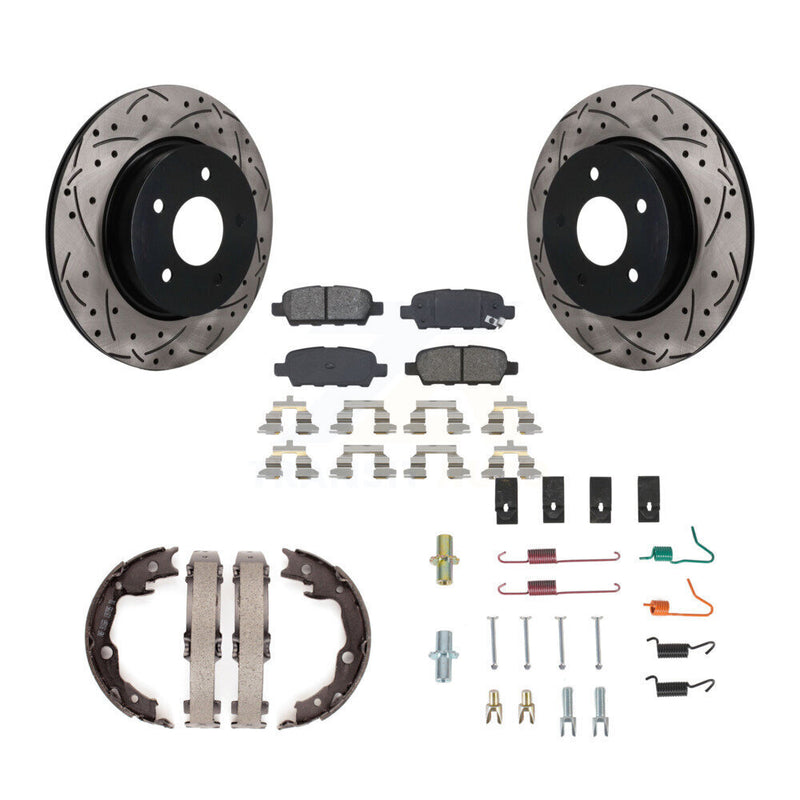 Transit Auto KDS-101777 Disc Brake Kit for 2017-2018 Nissan LEAF - Rear