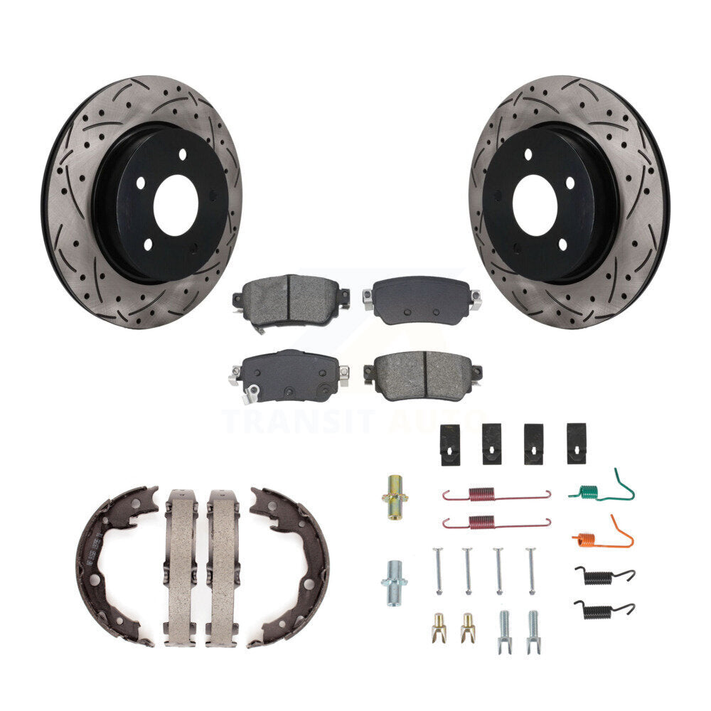 Transit Auto KDS-101778 Disc Brake Kit for 2018-2023 Nissan LEAF - Rear