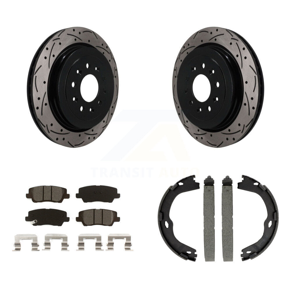 Transit Auto KDS-101781 Disc Brake Kit for 2013-2019 Cadillac ATS - Rear