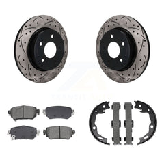 Transit Auto KDS-101783 Disc Brake Kit for 2018-2023 Nissan Rogue Sport, Nissan Qashqai, Nissan Rogue - Rear