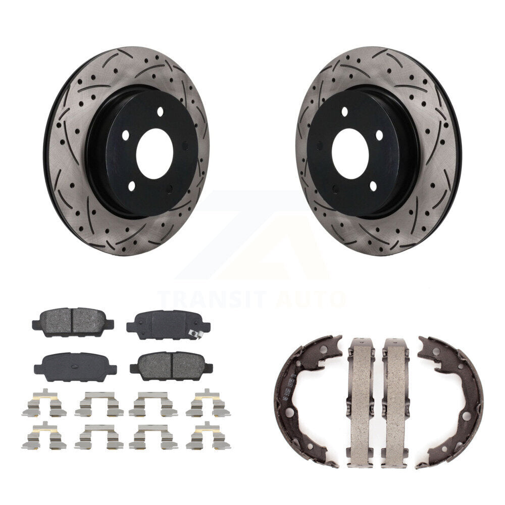 Transit Auto KDS-101787 Disc Brake Kit for 2017-2018 Nissan LEAF - Rear