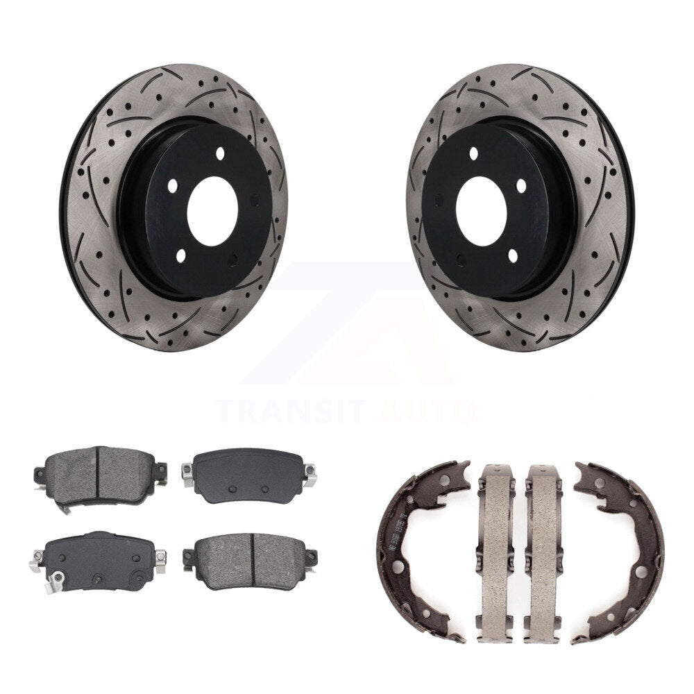 Transit Auto KDS-101788 Disc Brake Kit for 2018-2023 Nissan LEAF - Rear