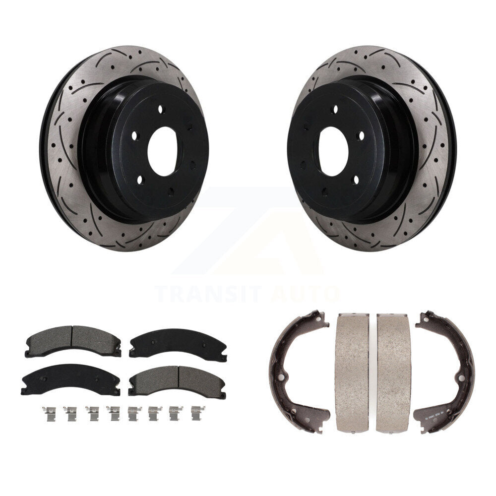 Transit Auto KDS-101789 Disc Brake Kit for 2016-2019 Nissan TITAN XD - Rear