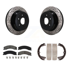 Transit Auto KDS-101789 Disc Brake Kit for 2016-2019 Nissan TITAN XD - Rear