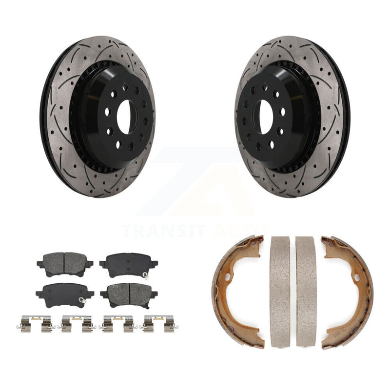 Transit Auto KDS-101790 Disc Brake Kit for 2020-2022 Jeep Wrangler, Jeep Gladiator - Rear
