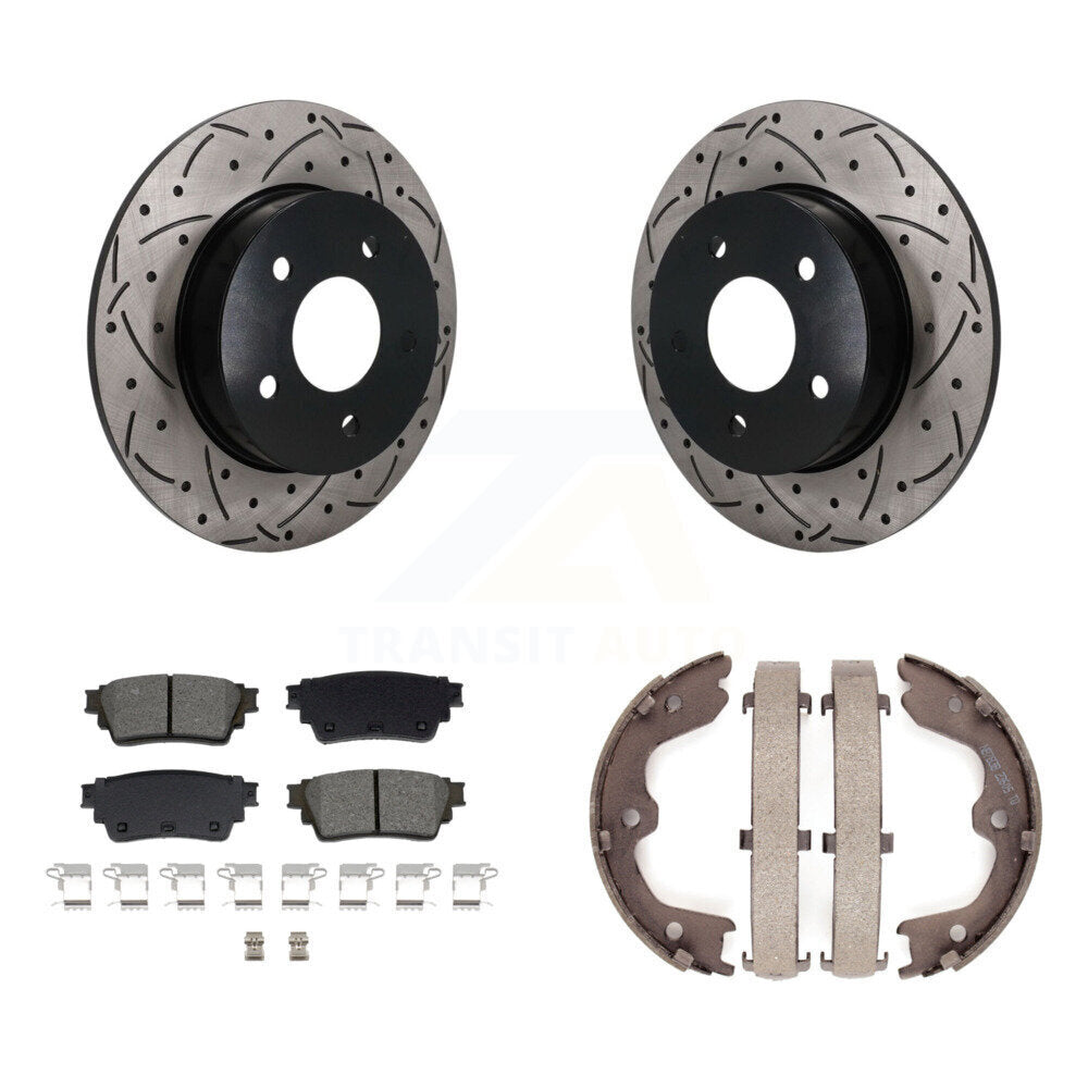 Transit Auto KDS-101791 Disc Brake Kit for 2019-2023 Nissan Altima - Rear